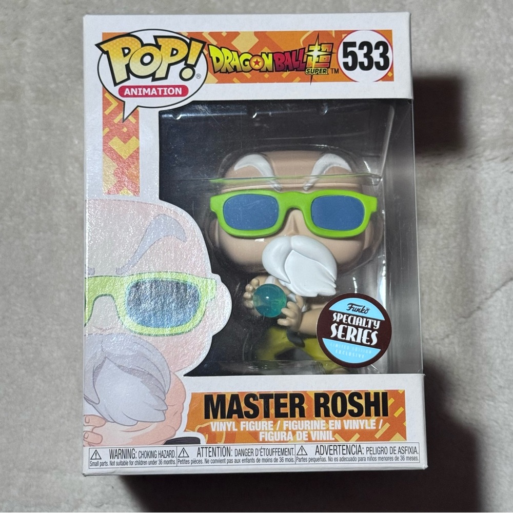 Funko Pop! Dragon Ball Z Super Master Roshi Max Power 533 Vinyl Figure NEW